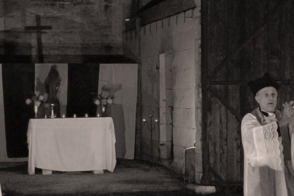  photo de Firmin colporteur à la Ferme-Théâtre de Bellevue